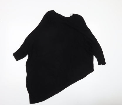Phase Eight Women’s Black Beaded Pullover Jumper UK 8