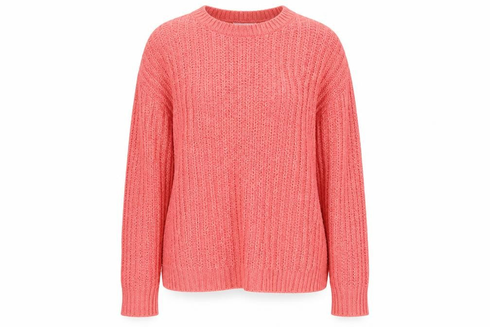 Berkertex Womens Orange Pullover Jumper Size 18 Short Sleeve Knit