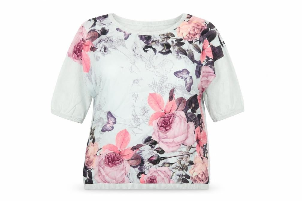 Phase Eight Womens Multicoloured Floral Pullover Jumper Size S
