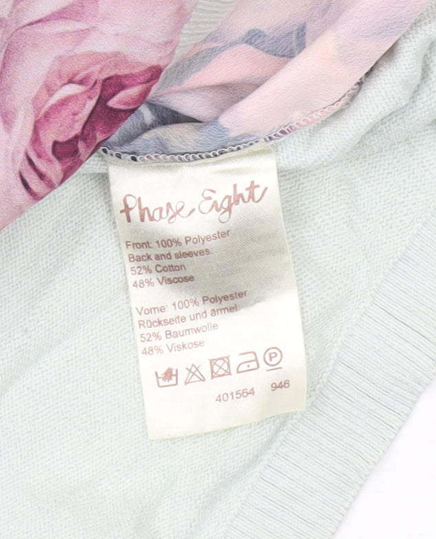 Phase Eight Womens Multicoloured Floral Pullover Jumper Size S