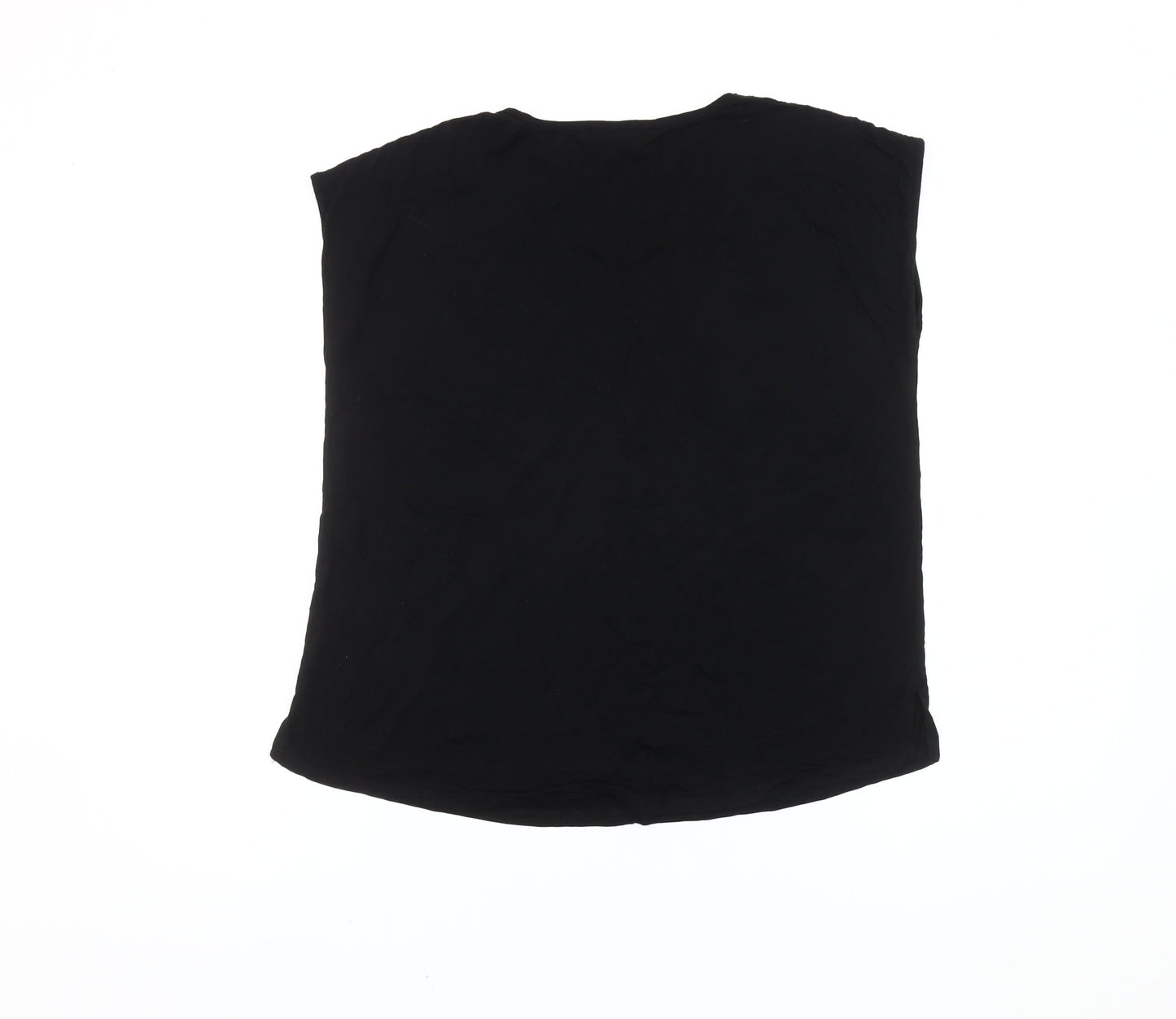 Cable & Gauge Women's Black Sleeveless Blouse Size S Viscose Blend