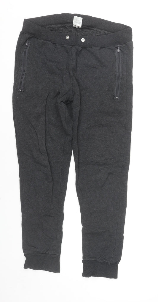 London A Womens Black Jogger Sweatpants Small Elastic Waist Casual