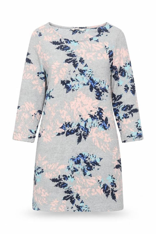 Marks & Spencer Women’s Grey Floral Shift Dress Size 12