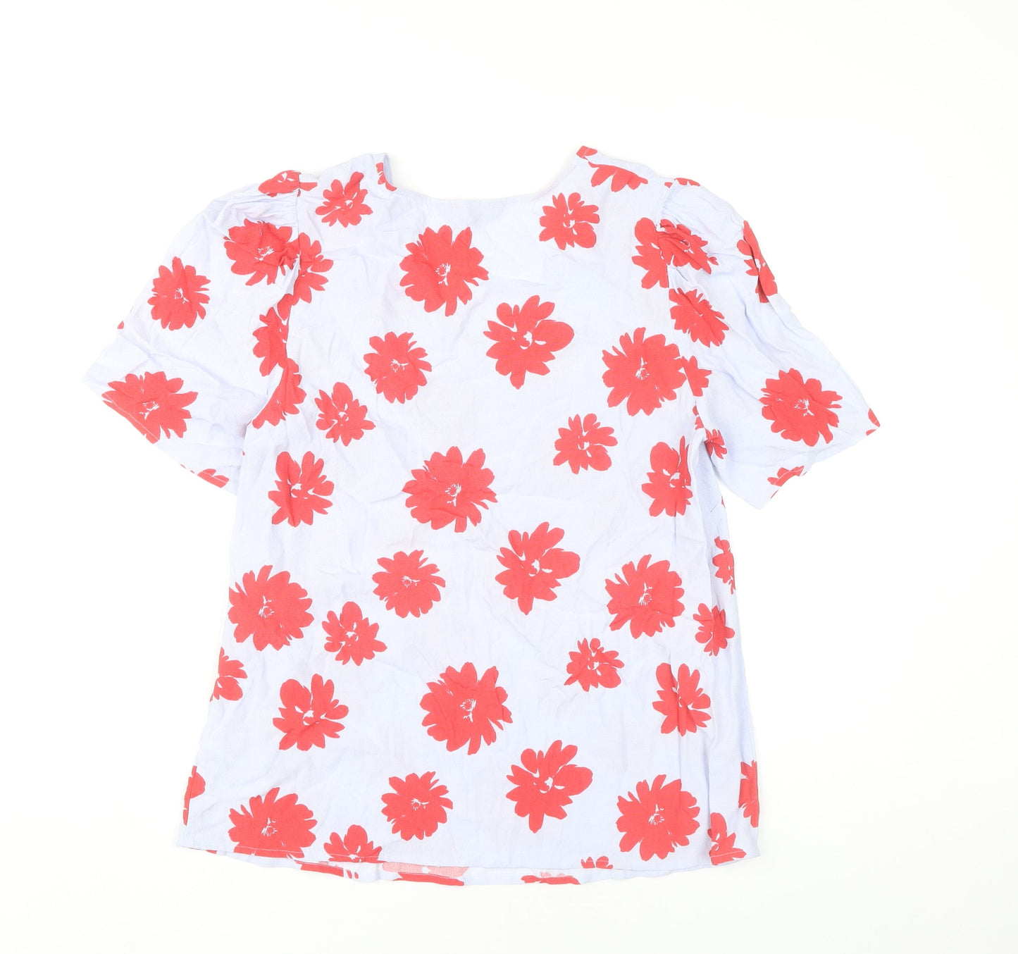 Marks and Spencer Women’s Multicoloured Floral Viscose Blouse Size 12