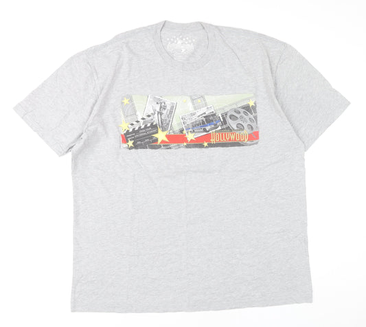 Universal Studios Men’s Grey 2XL Movie Graphic Short Sleeve T-Shirt