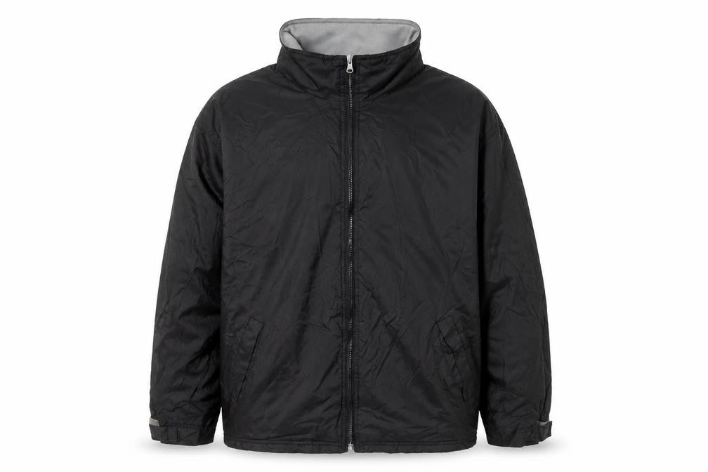 B&C Collection Unisex Adults Black L Lightweight Windbreaker Jacket