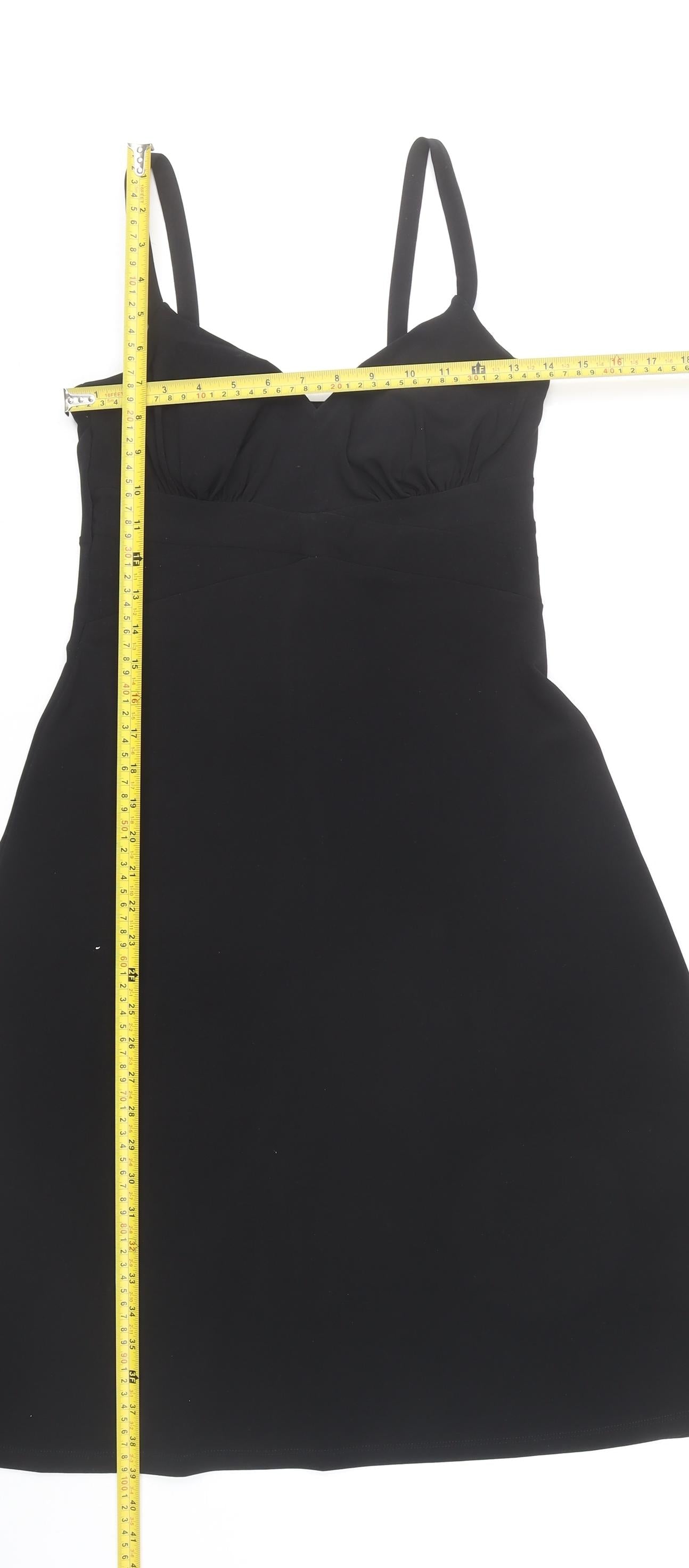 Star by Julien Macdonald Womens Black Size 10 A-Line Cocktail Dress