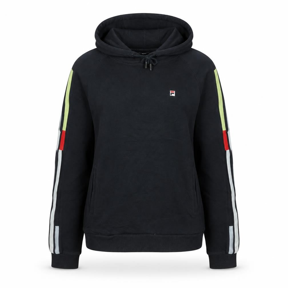 Fila Women’s Black Hoodie UK 10 Pullover Regular Fit Sportswear
