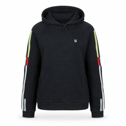 Fila Women’s Black Hoodie UK 10 Pullover Regular Fit Sportswear