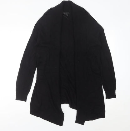 Mango Womens Black Cardigan Size 8 Regular Fit Knitwear