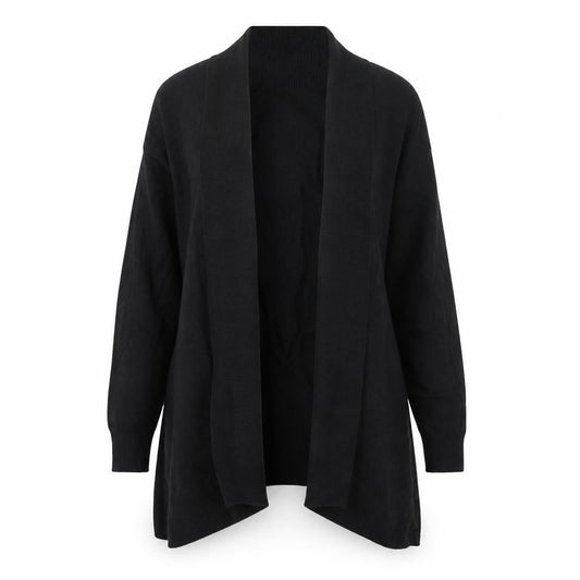 Mango Womens Black Cardigan Size 8 Regular Fit Knitwear