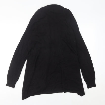 Mango Womens Black Cardigan Size 8 Regular Fit Knitwear