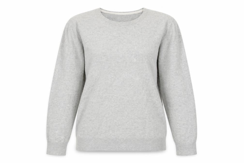 GAP Women’s Grey Cotton Crew Neck Pullover Jumper Size L