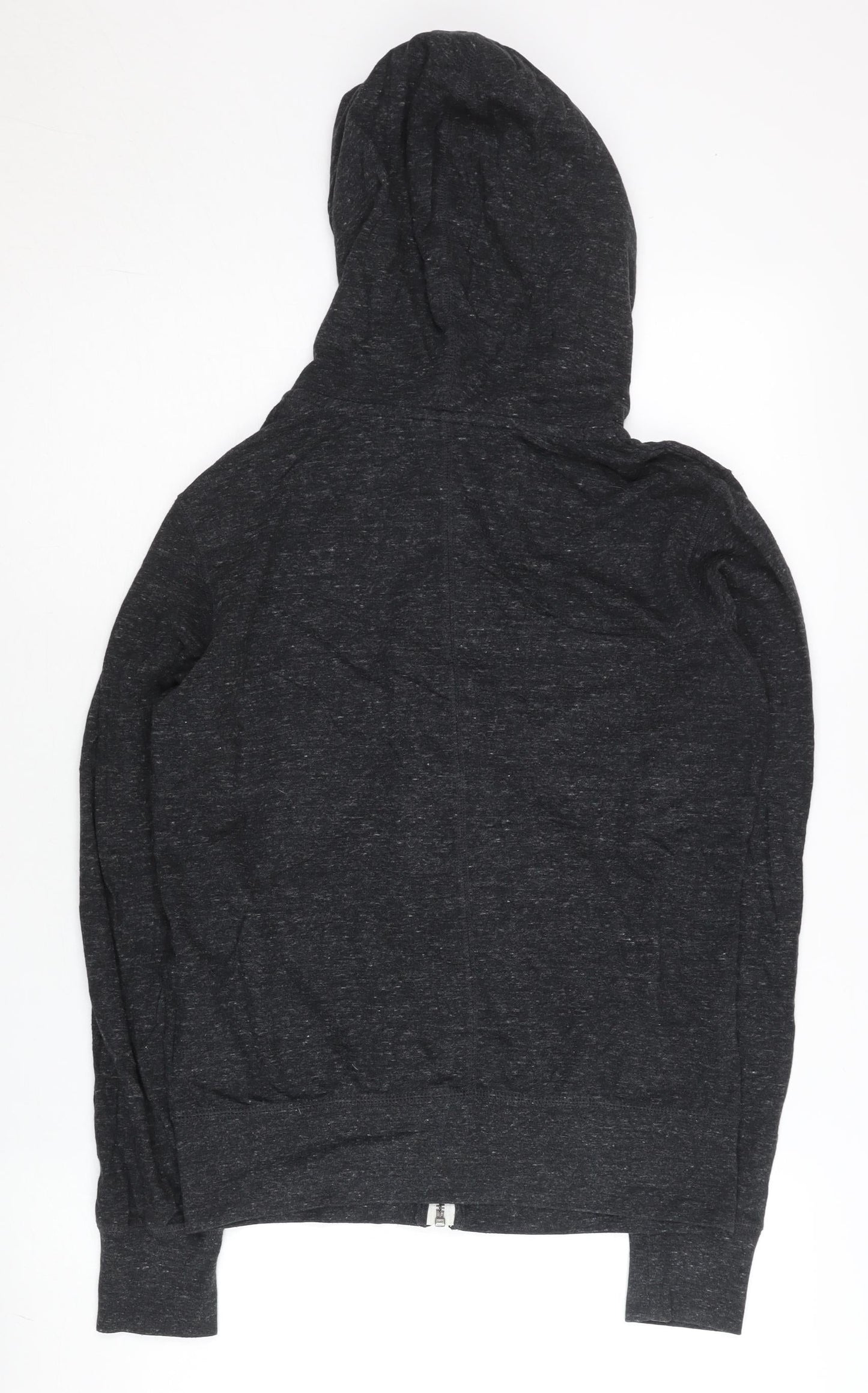 Nike Women’s Black Full Zip Hoodie L Cotton Blend Casual