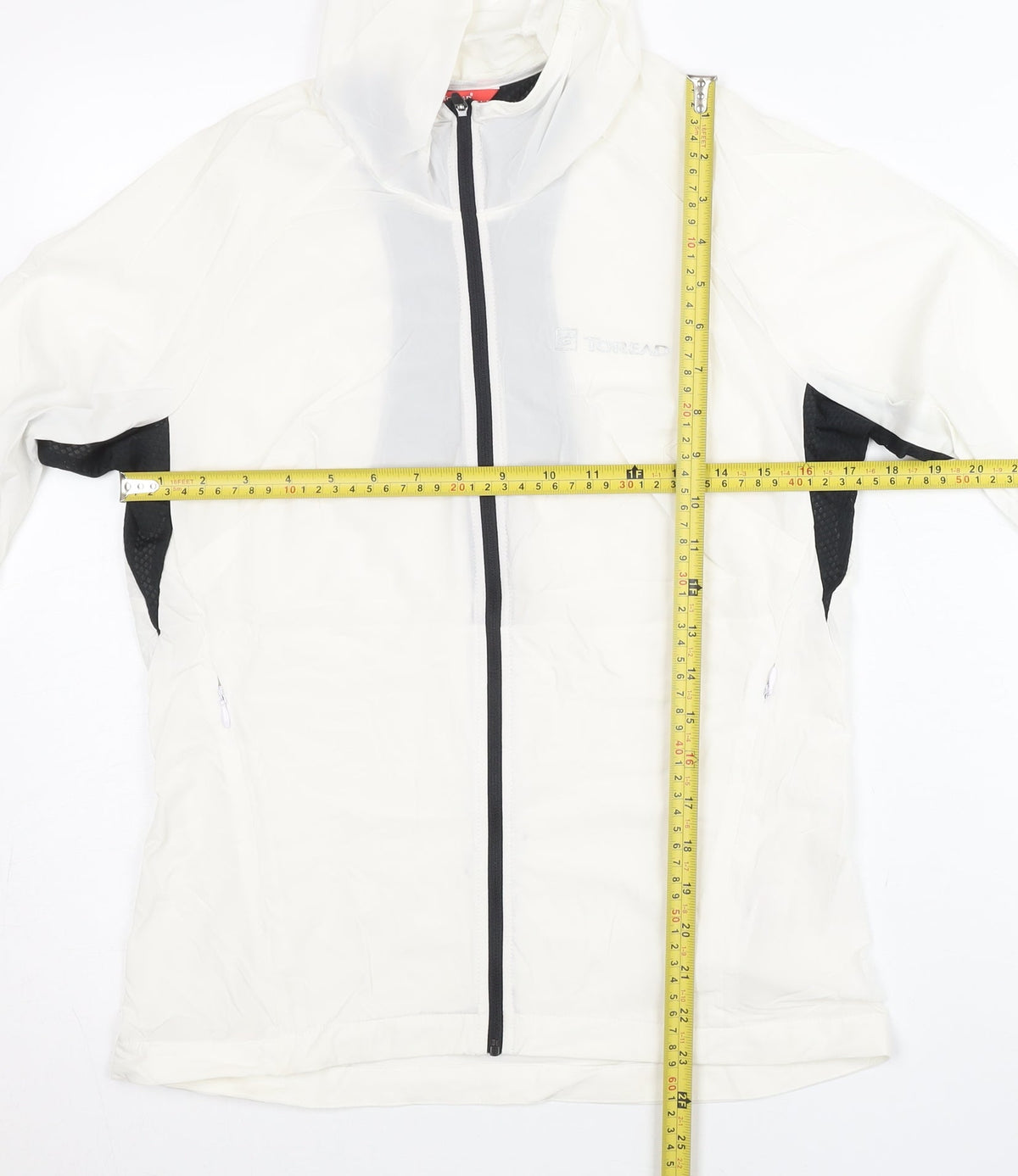 Toread Womens Ivory Windbreaker Jacket Size 8 Hooded Lightweight
