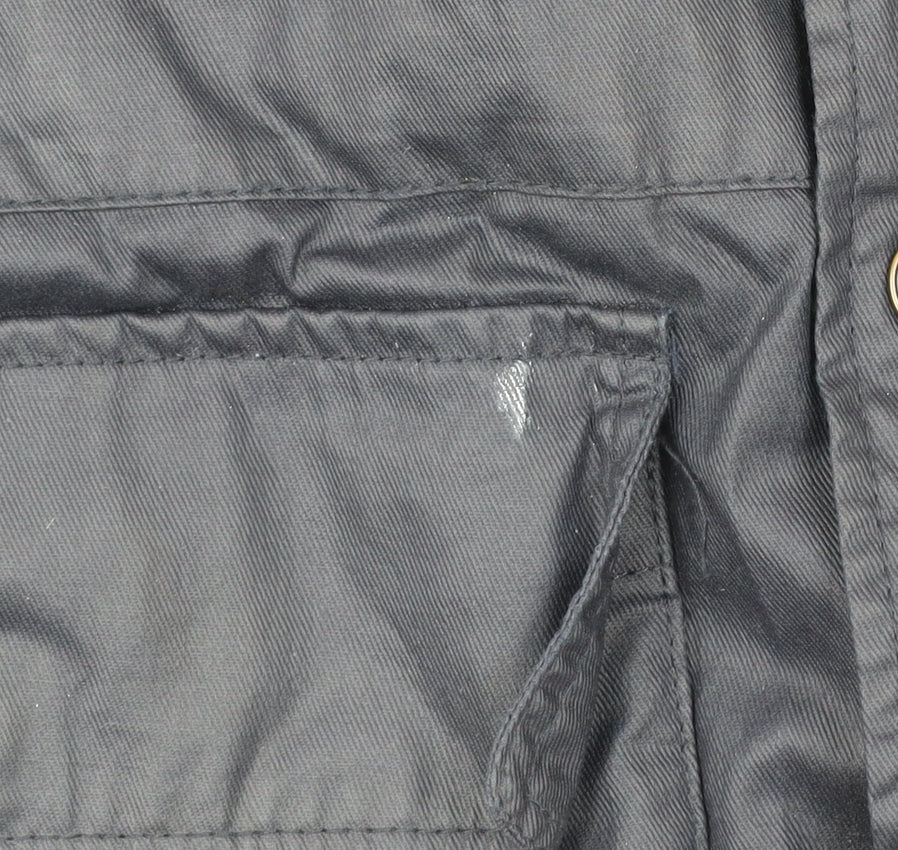 Cotton Traders Men’s Blue L Jacket Outdoor Field Style Pockets Lined