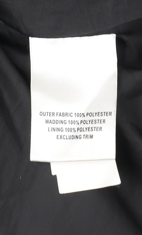 Rising Womens Black XS Puffer Waistcoat Sleeveless Casual Winter