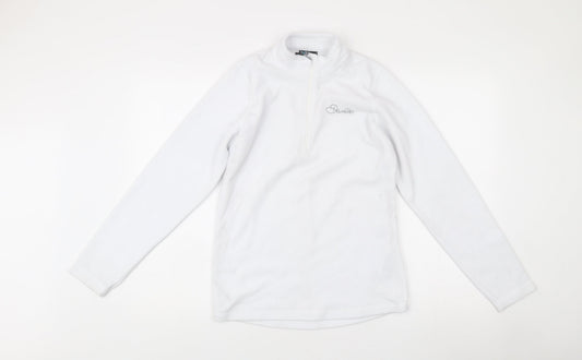 Dare 2b Women’s White Fleece Jacket UK 10 Outdoor 1/4 Zip