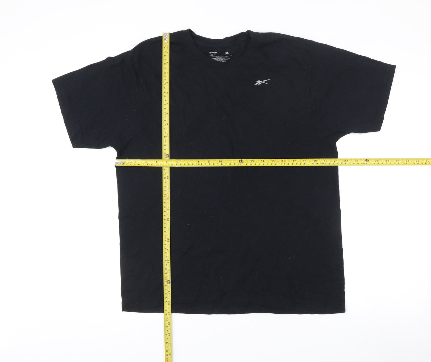 Reebok Men’s Black XL Crew Neck Short Sleeve T-Shirt