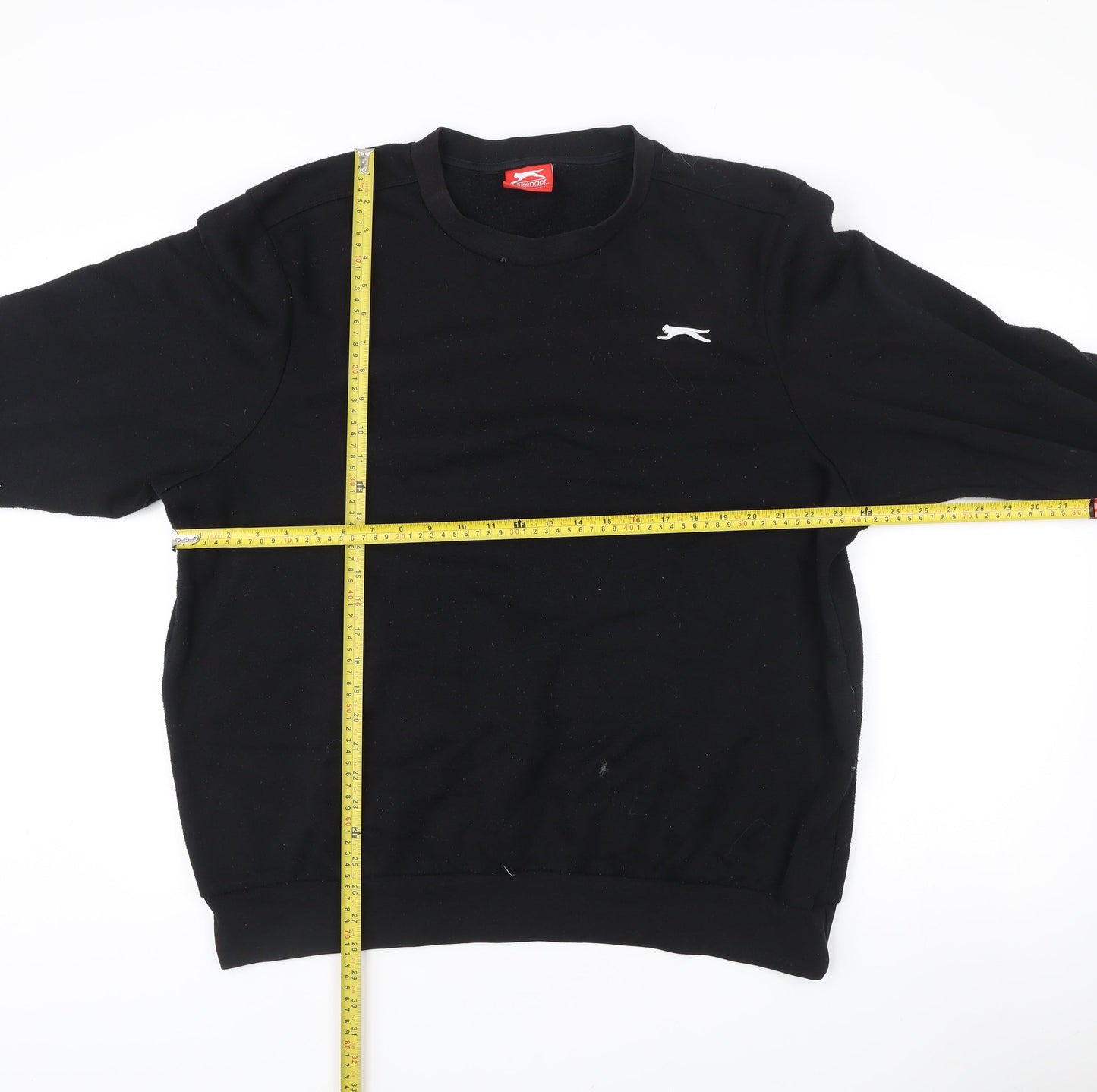 Slazenger Men’s Black XL Pullover Sweatshirt Crew Neck Fleece