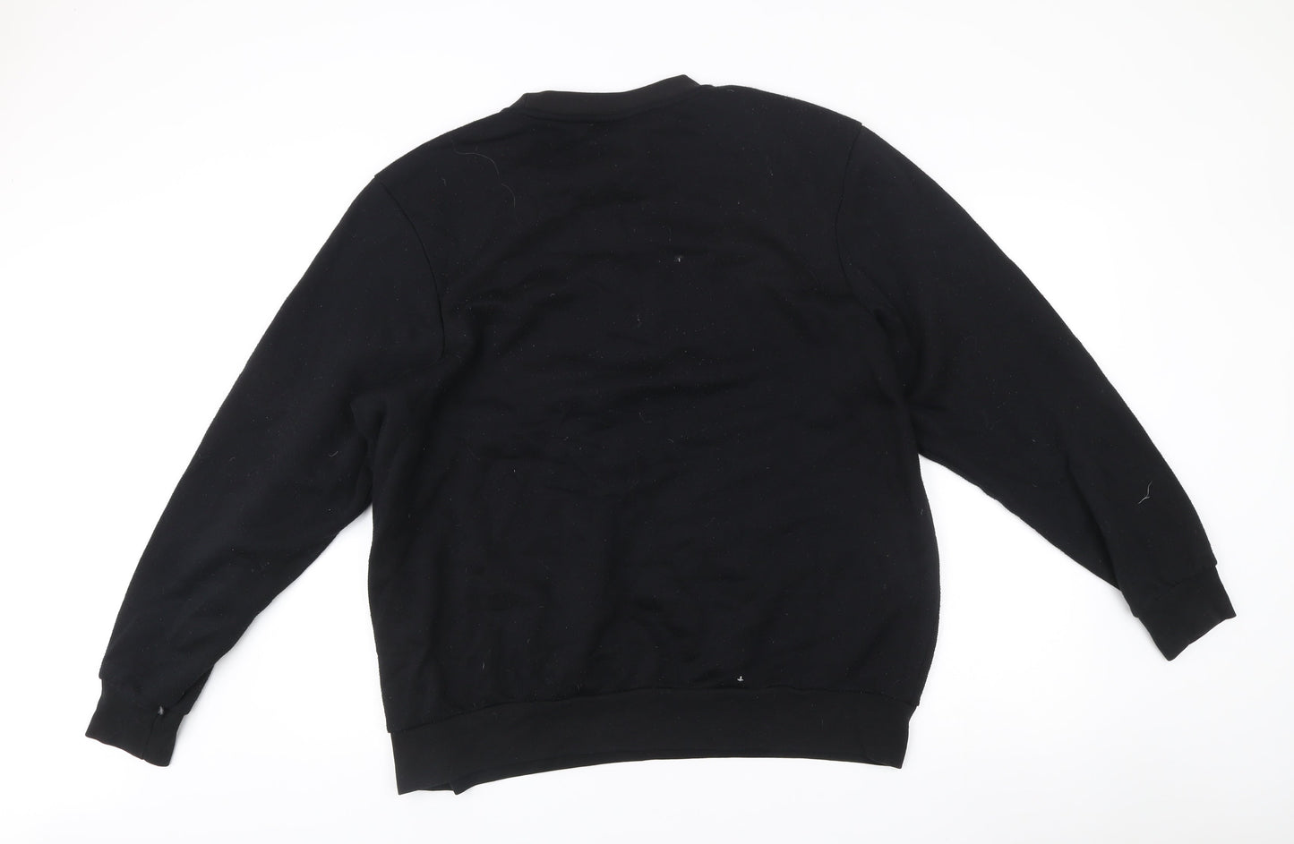 Slazenger Men’s Black XL Pullover Sweatshirt Crew Neck Fleece