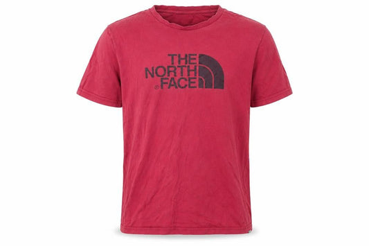 The North Face Men's Red Cotton Graphic Logo T-Shirt Size M