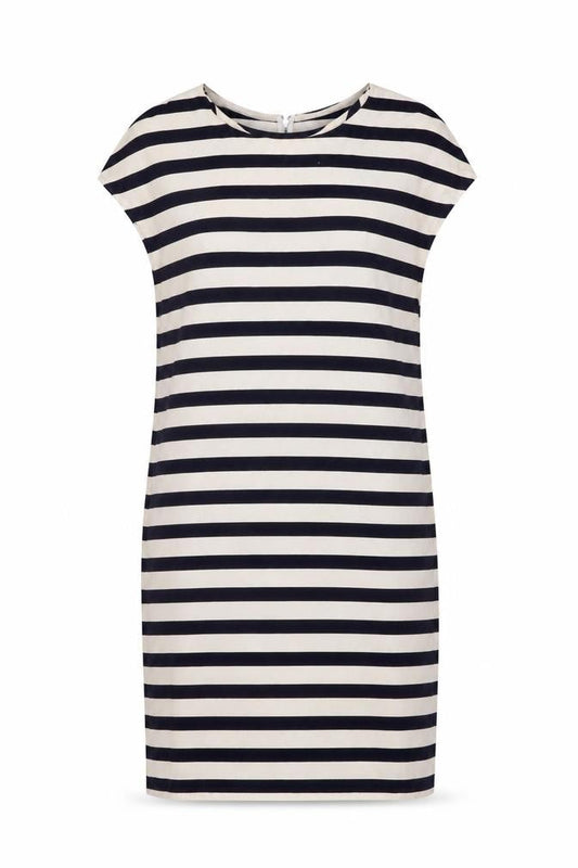 Mango Collection Women’s Navy White Stripe Sheath Dress Size 10