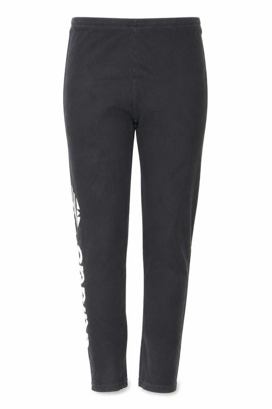 Adidas Womens Black Leggings Size 8 Slim Fit Cotton Elastane