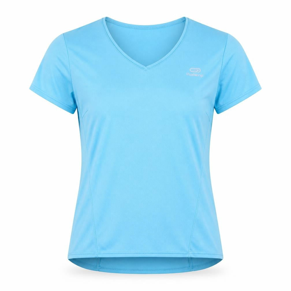 Kalenji Unisex Blue Running T-Shirt S Moisture Wicking Activewear