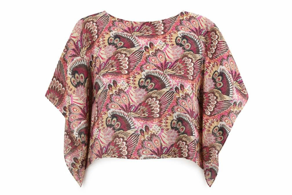 Susan Graver Women’s Multicoloured Floral Tunic Blouse M