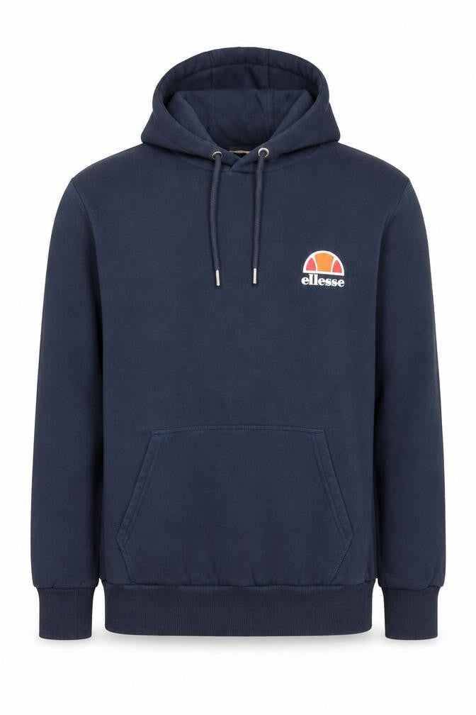 Ellesse Mens Blue Pullover Hoodie Size L Regular Fit Sportswear