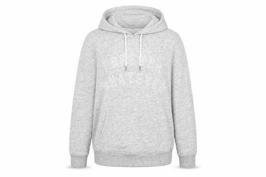 H&M Womens Grey Hoodie Sweatshirt L Graphic Print Pullover