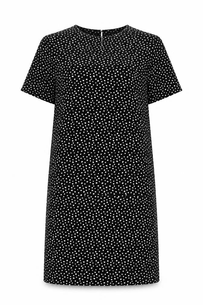 Marks & Spencer Women’s Black Polka Dot Shift Dress Size 10