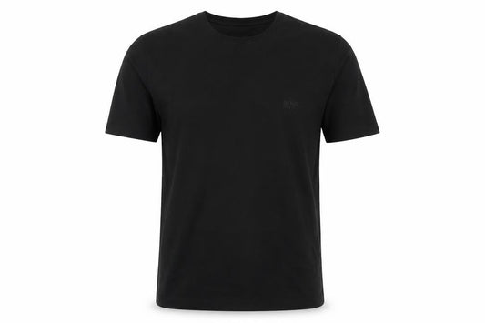 Hugo Boss Men's Black Medium Crew Neck Cotton T-Shirt