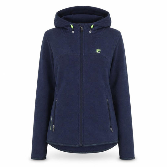 Fila Women’s Navy Blue Hoodie Size 8 Full Zip Sportswear