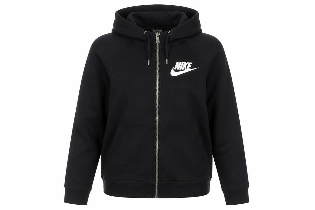 Nike Unisex Adults Black M Full Zip Hoodie Sweatshirt