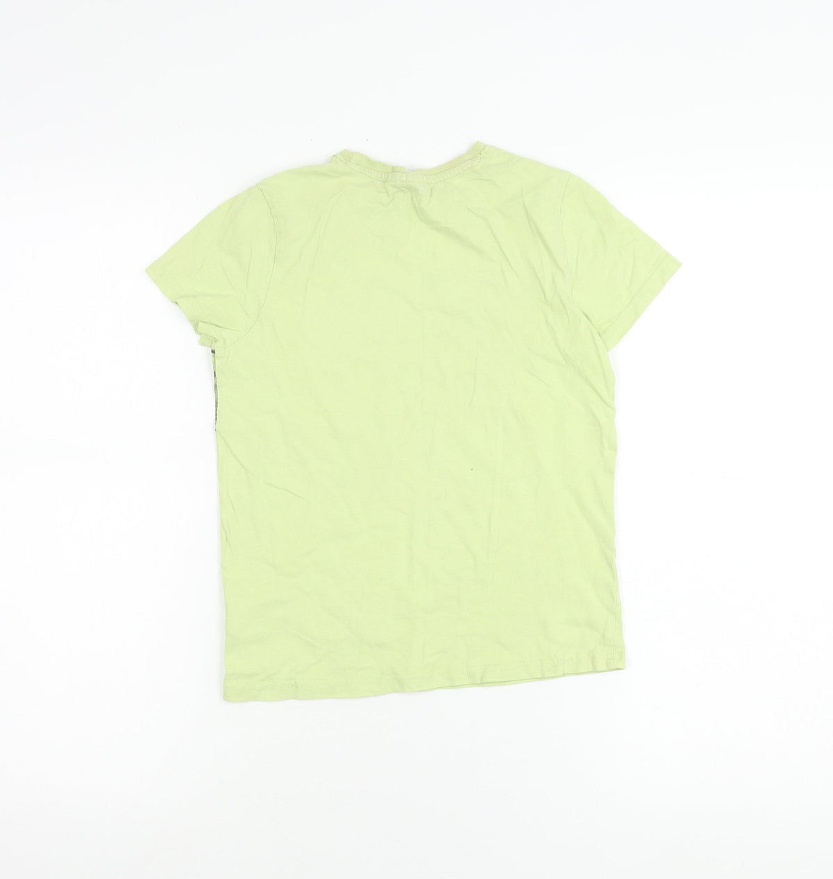 Star Wars Boys Green Grogu T-Shirt 8-9Y Short Sleeve Crew Neck