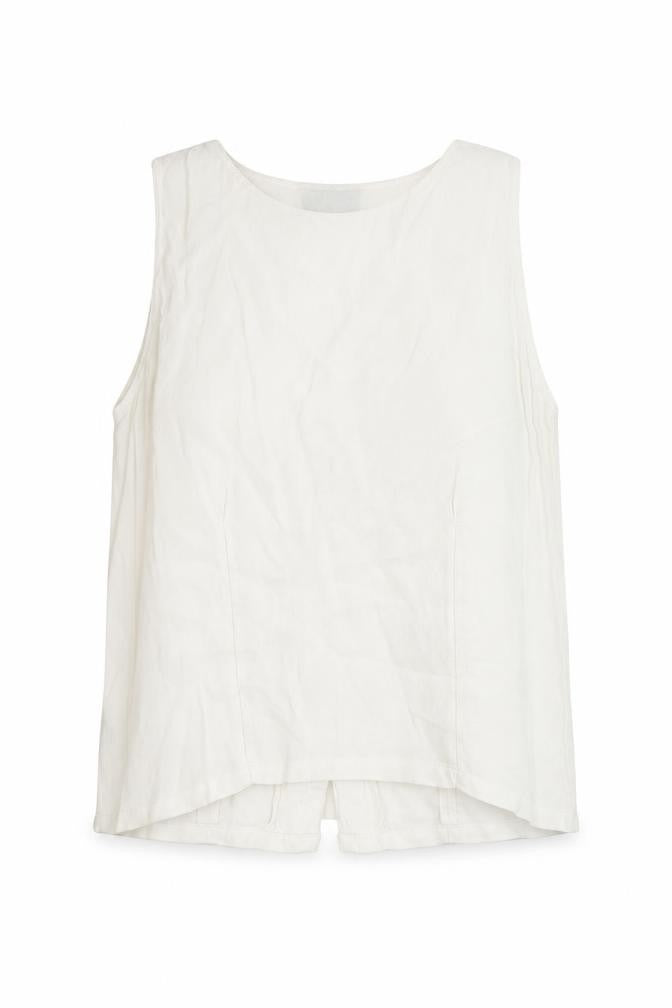 Wallis Womens White Viscose Sleeveless Blouse Size 12