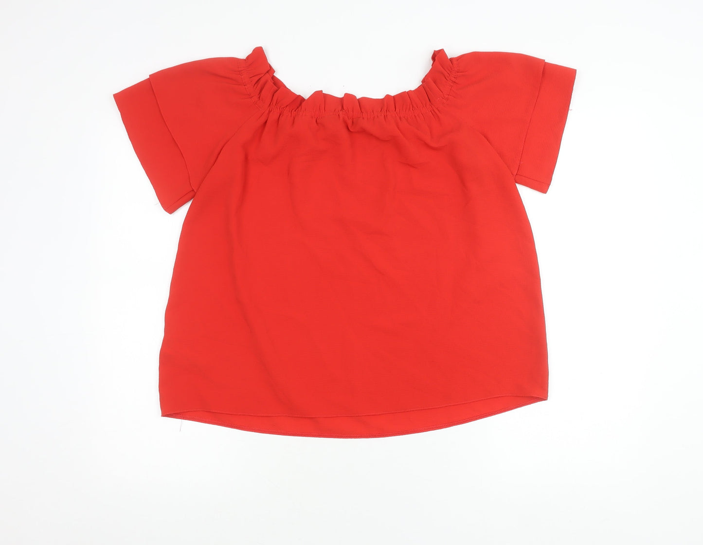 Dorothy Perkins Women’s Red Off Shoulder Blouse Size 12