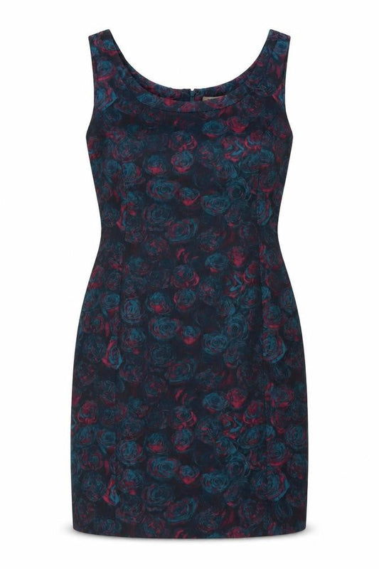 Jigsaw Womens Multicoloured Floral Sheath Dress Size 12 Cocktail Party