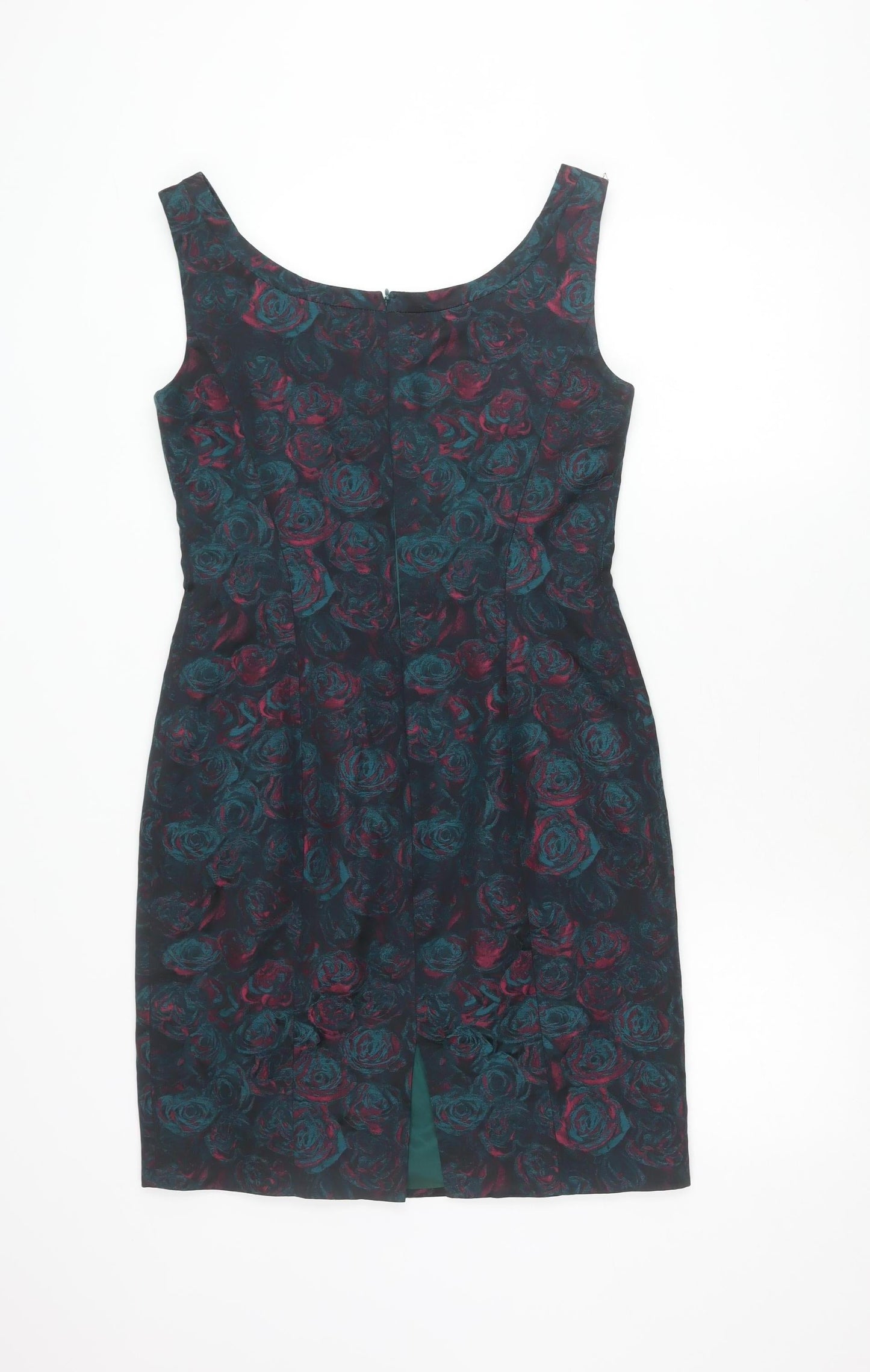 Jigsaw Womens Multicoloured Floral Sheath Dress Size 12 Cocktail Party
