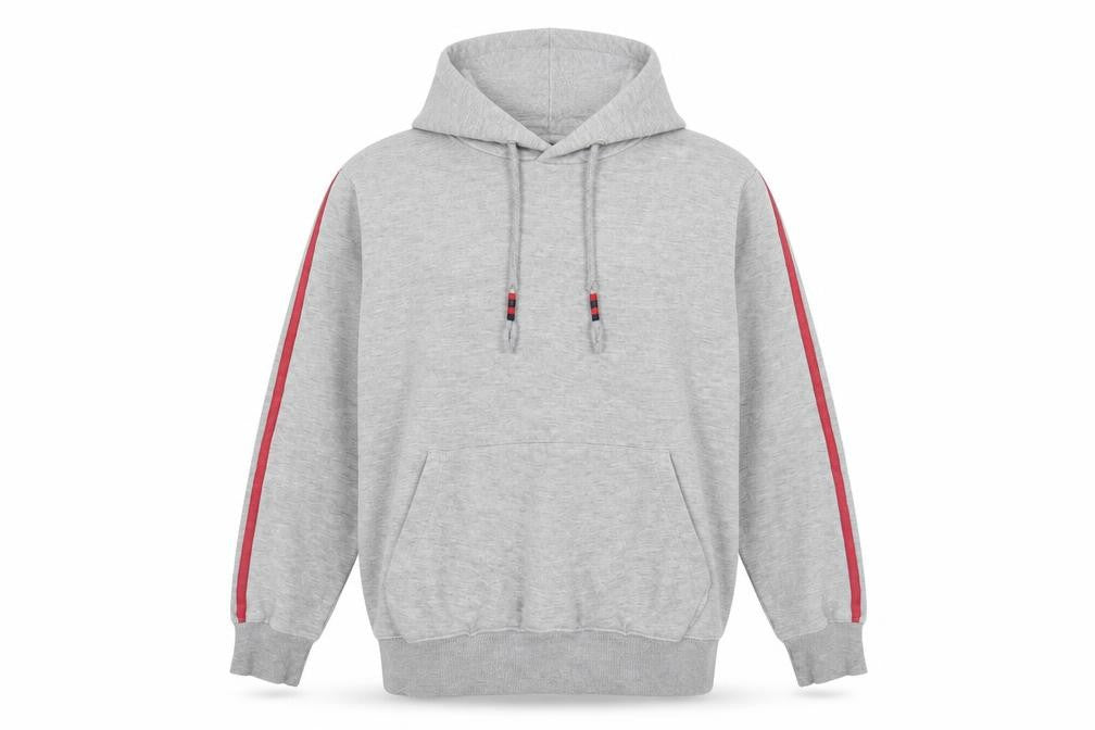 Boohoo Women’s Grey Hoodie L Pullover Drawstring Regular Fit