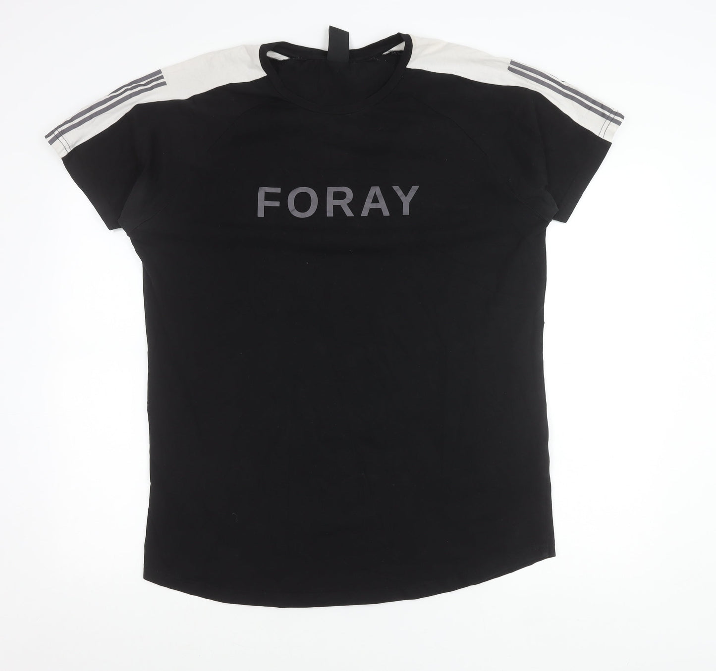 Foray Men's 2XL Black Crew Neck Short Sleeve Logo T-Shirt