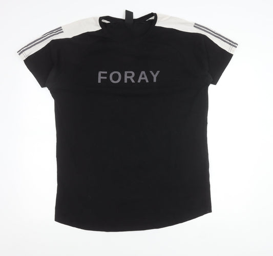Foray Men's 2XL Black Crew Neck Short Sleeve Logo T-Shirt