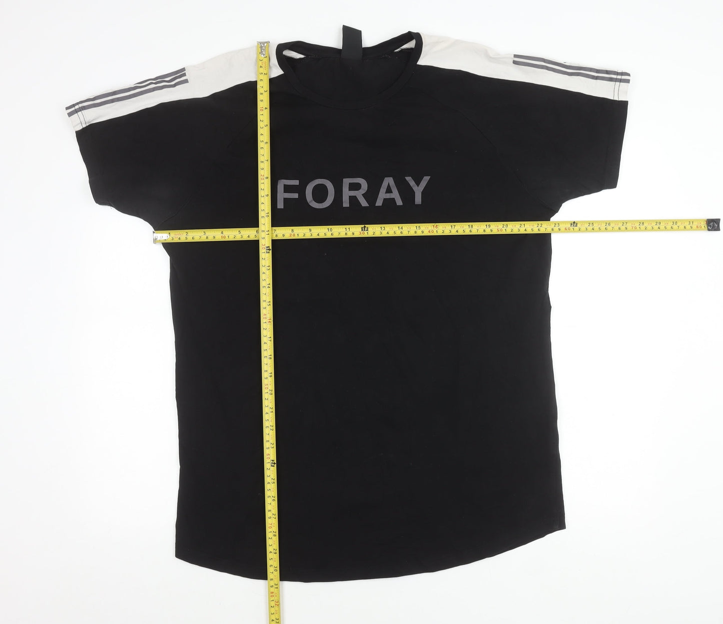 Foray Men's 2XL Black Crew Neck Short Sleeve Logo T-Shirt