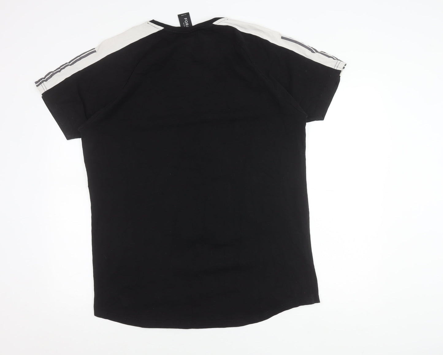 Foray Men's 2XL Black Crew Neck Short Sleeve Logo T-Shirt