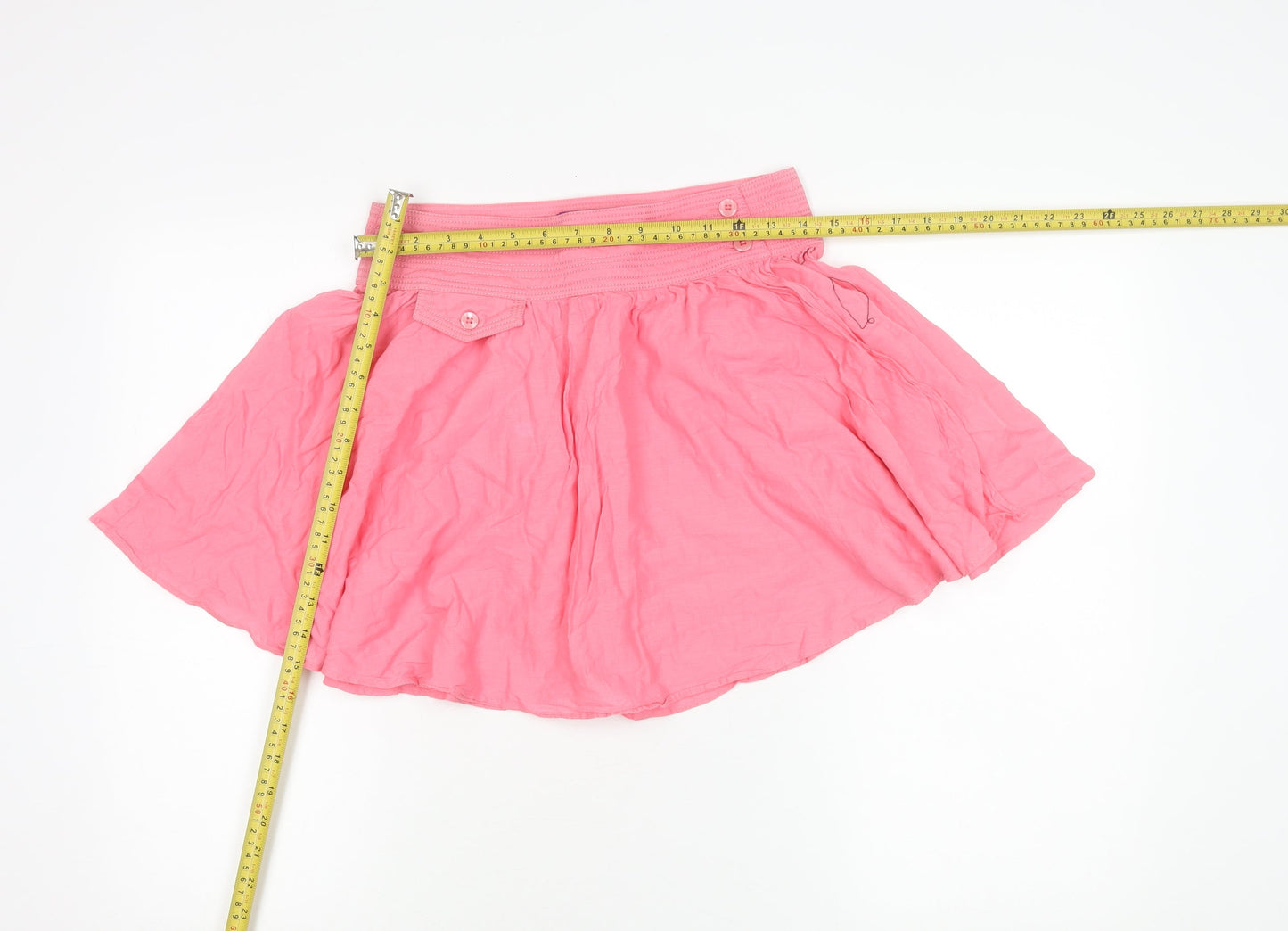 Therapy Womens Pink Cotton A-Line Short Skirt Size 8