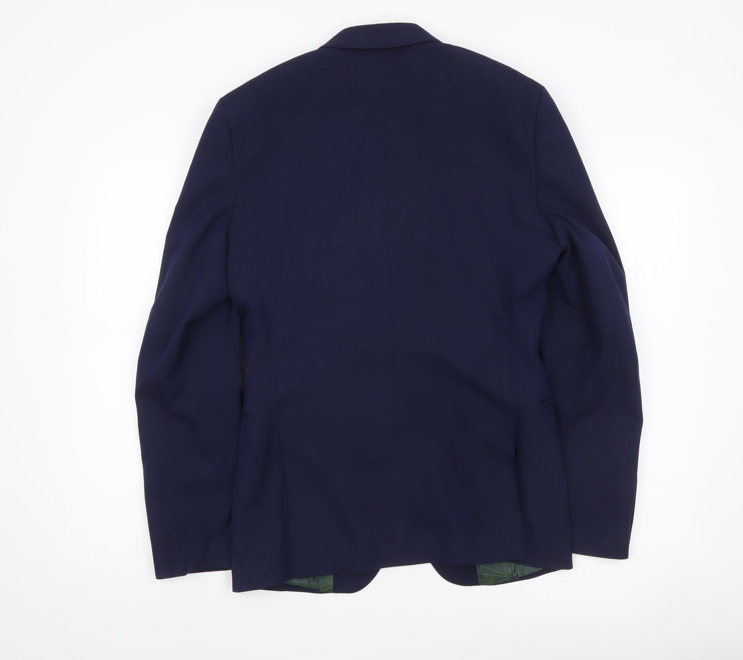 Remus Uomo Men's Blue 36R Slim Fit Blazer Jacket Formal