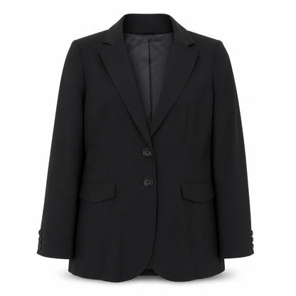 Evans Women’s Black Size 16 Single-Breasted Suit Jacket Blazer