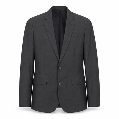 Front view of ASOS Men’s Grey Slim Fit Blazer Jacket, size 40, Chest